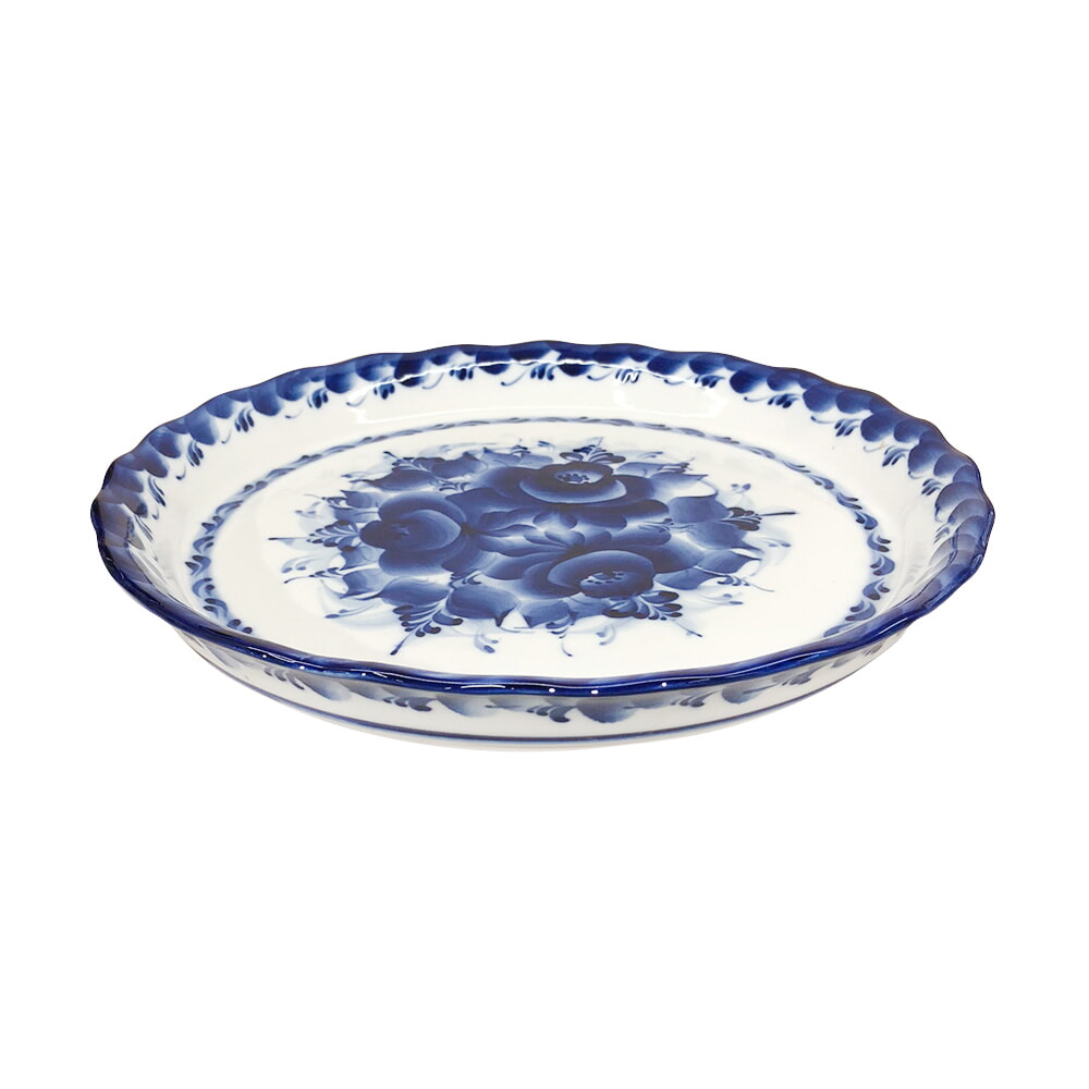 Сухарница Элегия Гжельский фарфоровый завод