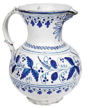 Образцы гжельского полуфаянса, XIX век