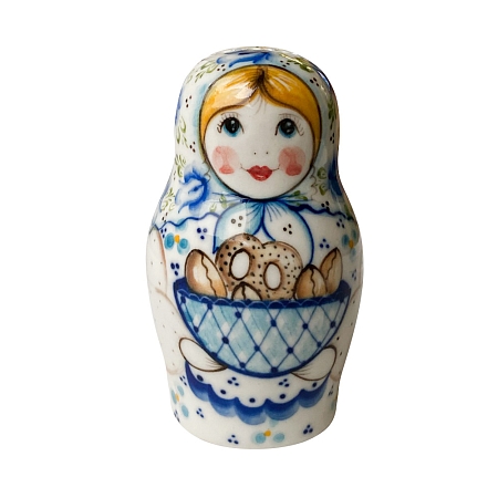 Набор для специй Аленушка в росписи Жуковой Гжельский фарфоровый завод