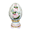 Яйцо малое Подарочное в нежной росписи Устюхиной Гжельский фарфоровый завод Яйцо малое Подарочное в нежной росписи Устюхиной Гжельский фарфоровый завод